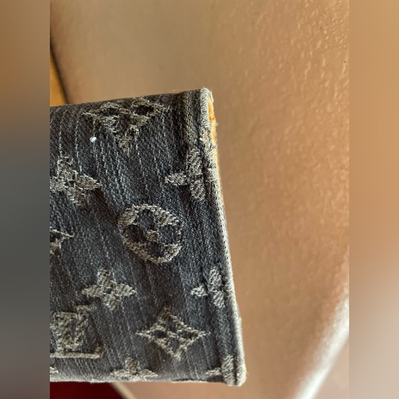 Black denim Amelia wallet #th0048 - Picture 9 of 12